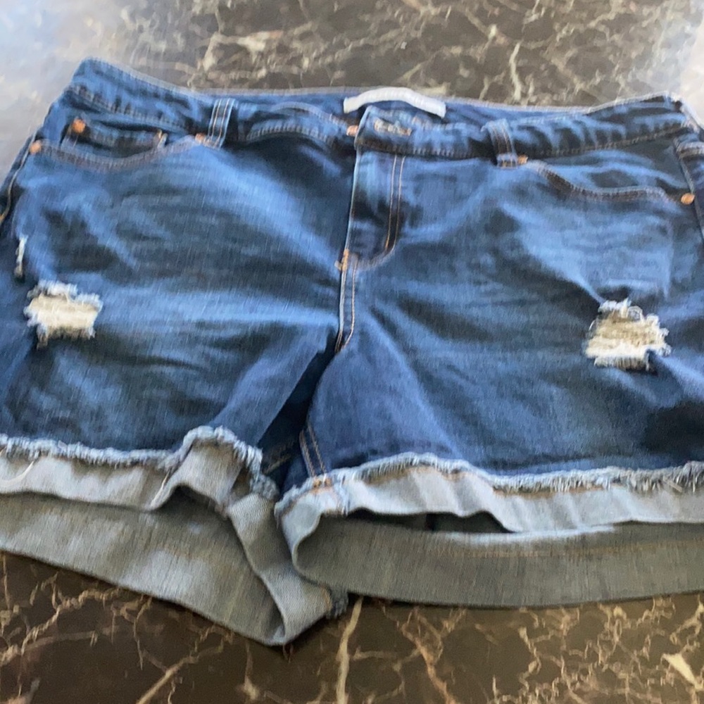 Plus size Jean shorts